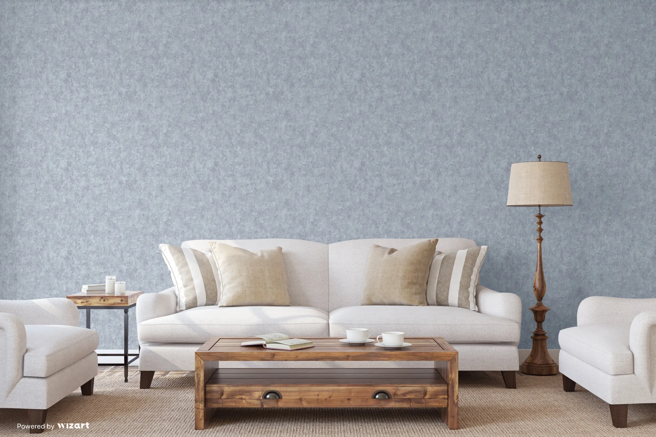 Gray Embossed Wallpaper – Metallic Industrial (7817-2)